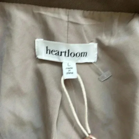 Heartloom Taupe Blazer with Button Detail - Picture 8 of 16